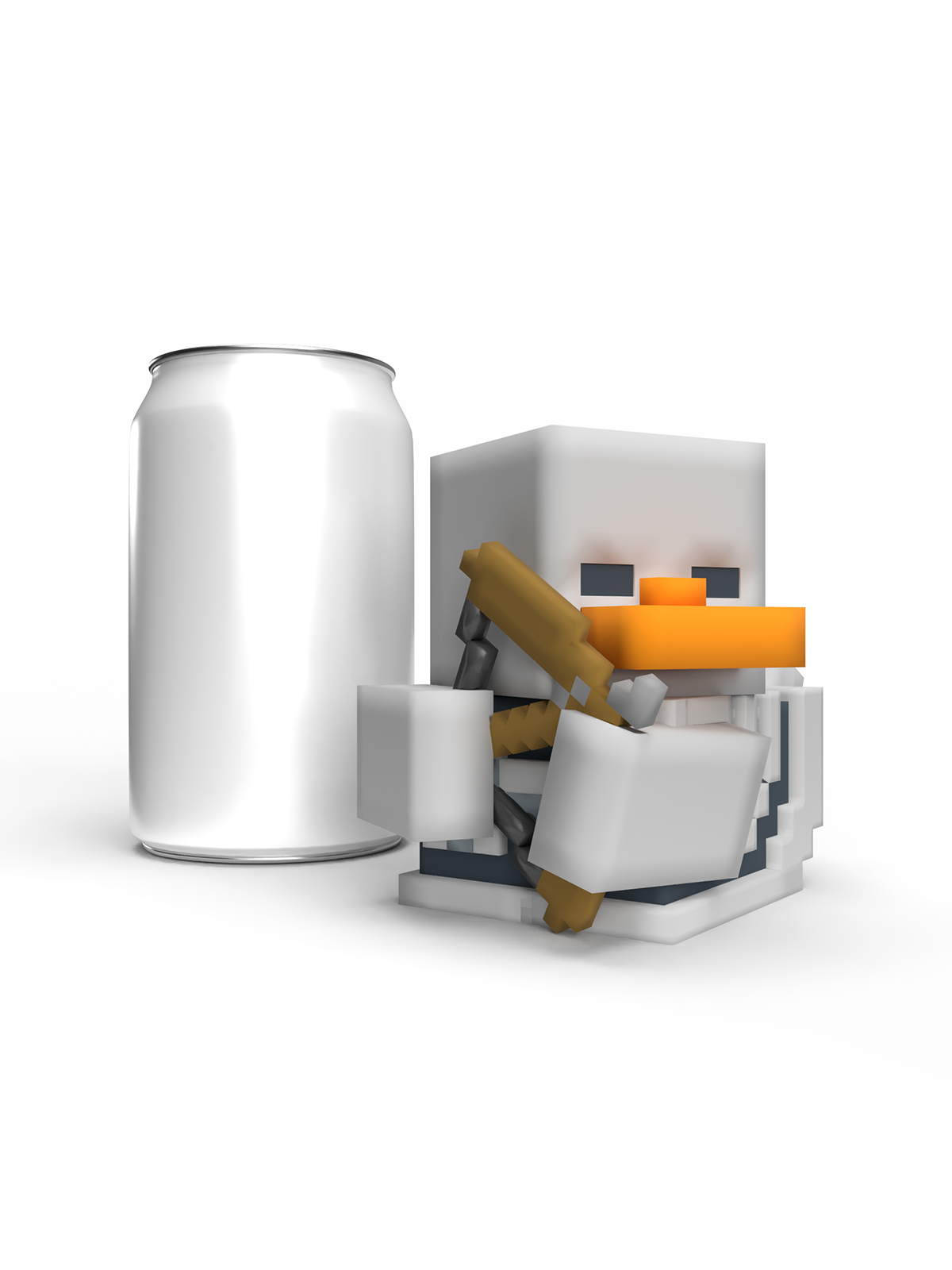 Фигурка Minecraft Утка Tubbz Skeleton - фото 9