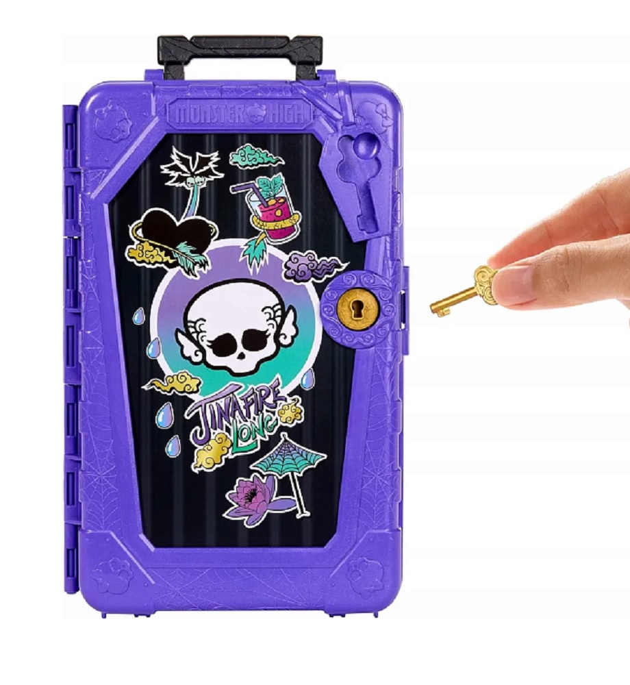 Кукла модельная Mattel Monster High Джинафаер Лонг с чемоданом высота 30 см JDR52 - фото 8