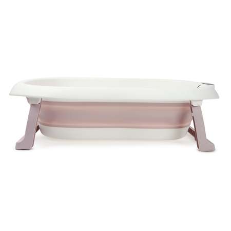 Ванна Babyton складная с матрасиком Pink