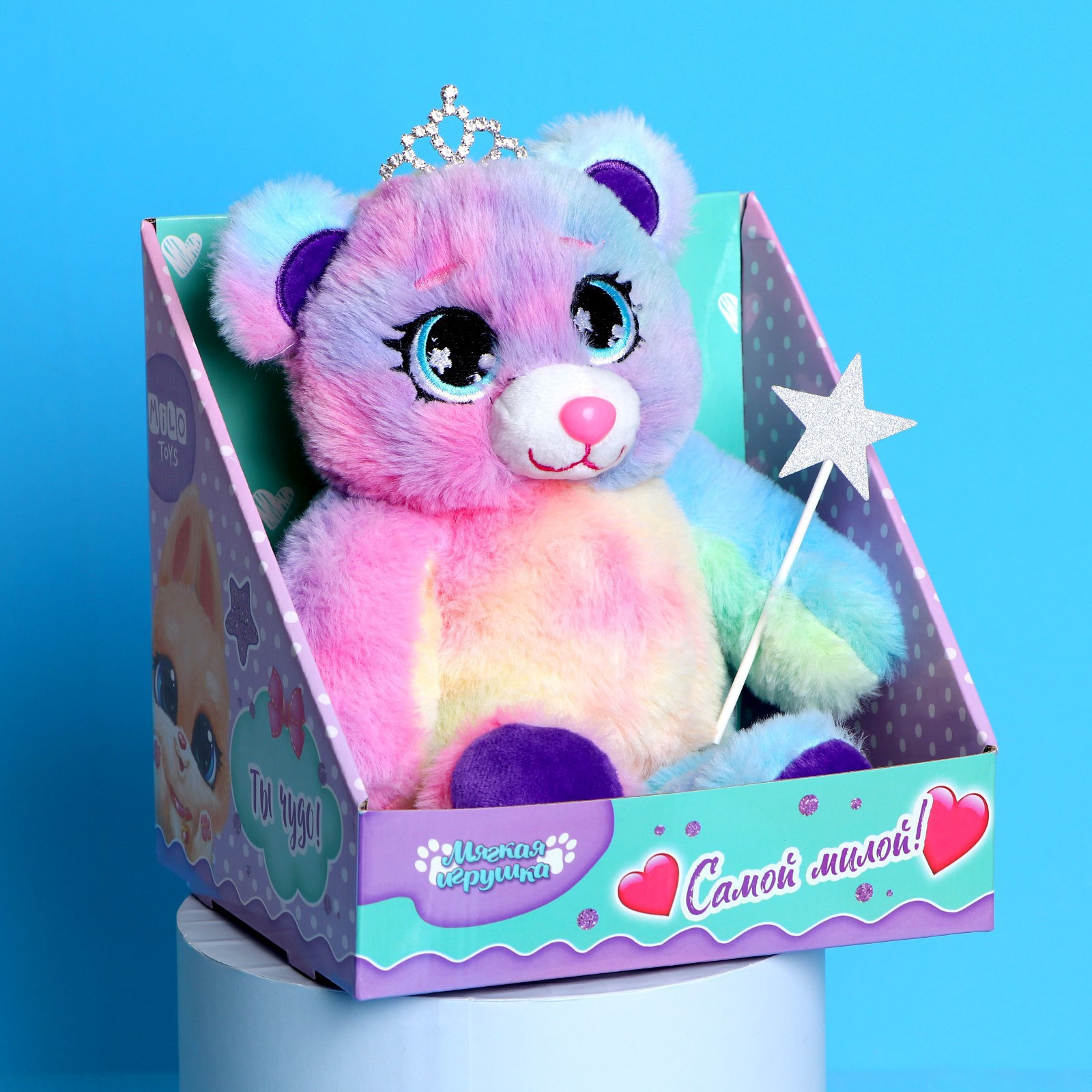 Игрушка мягкая Milo Toys мишка - фото 6