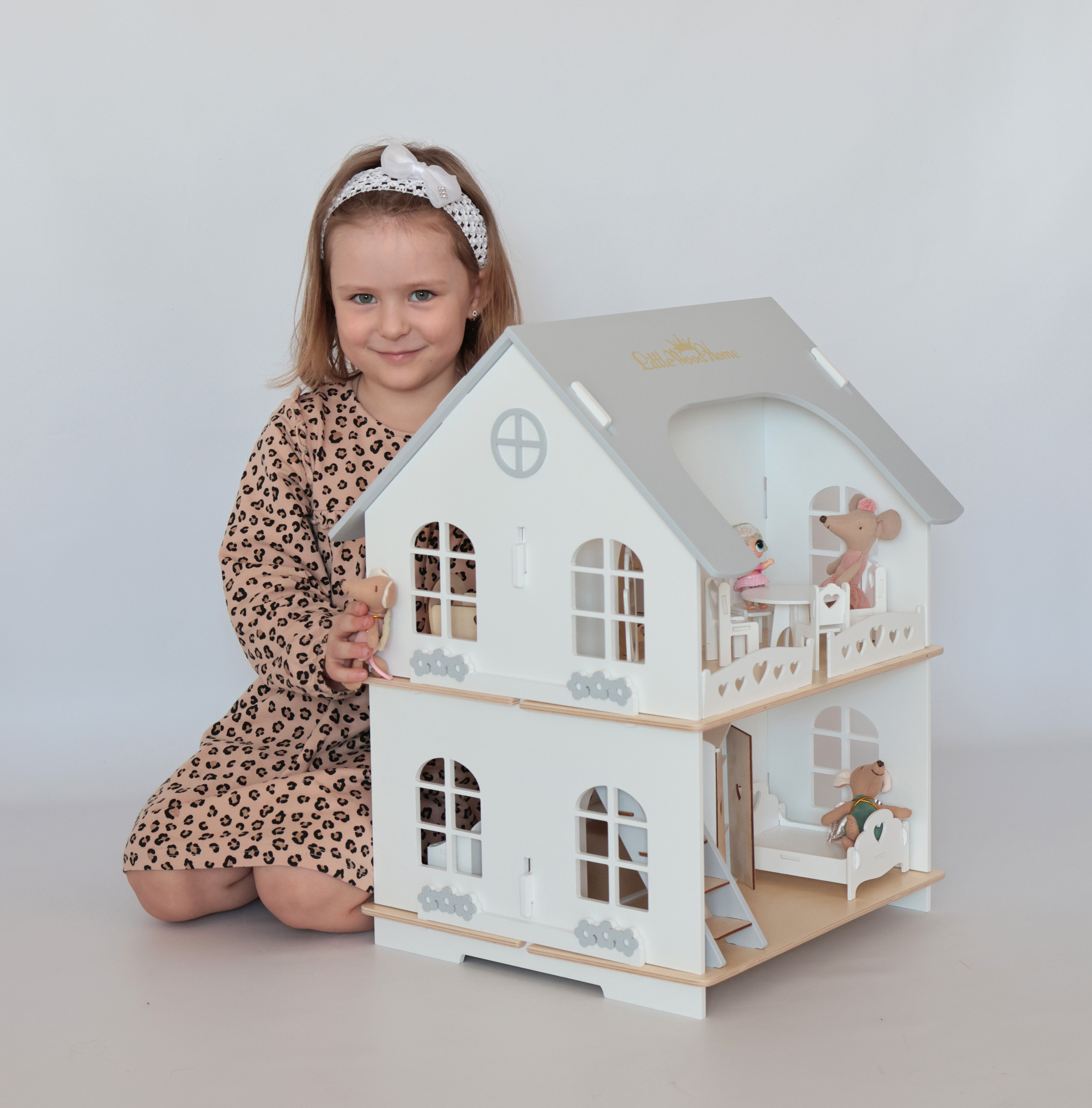 Домик для кукол LittleWoodHome 53 см 8906 - фото 8