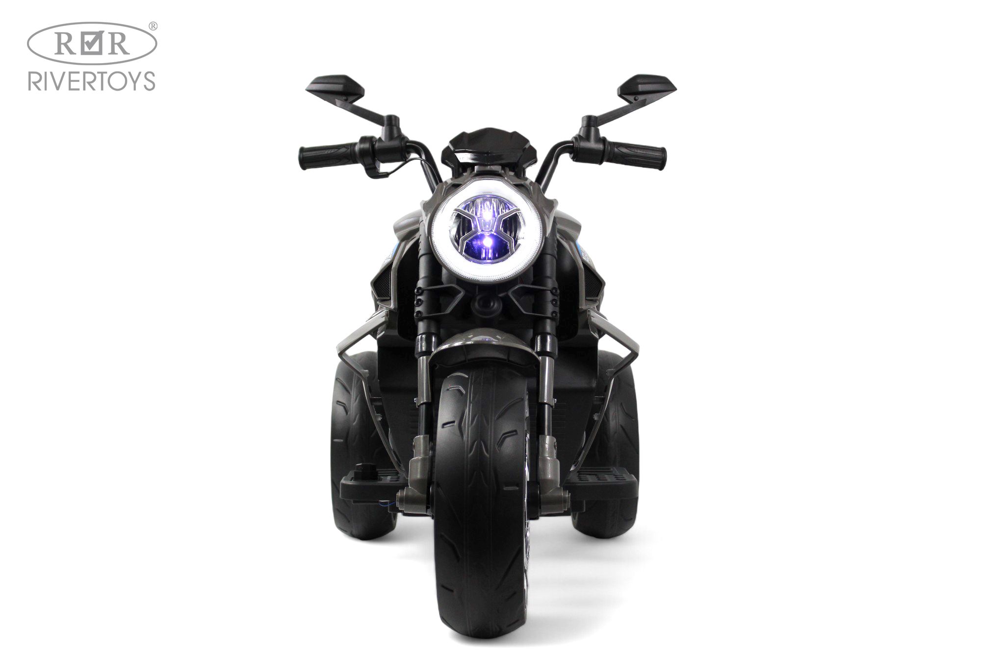 Электромобиль RIVERTOYS C111MC-GREY - фото 4