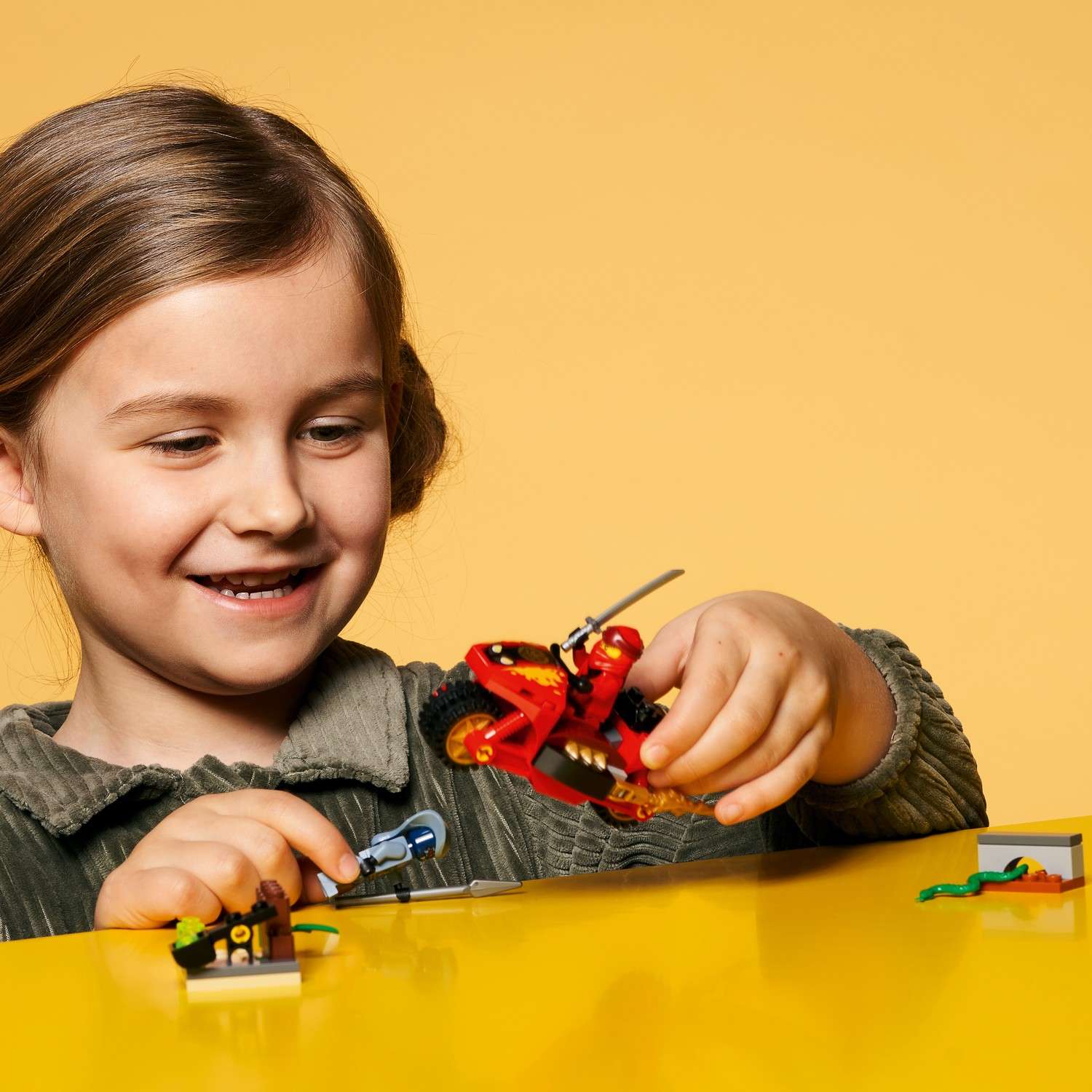 Конструктор LEGO NINJAGO Мотоцикл Кая блочный - фото 9