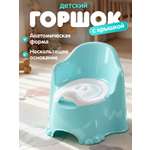 Горшок Компания Друзей голубой голубой