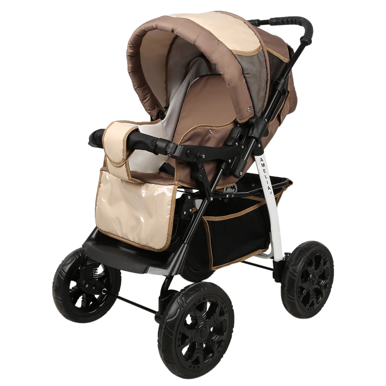 Коляска трансформер alis Amelia бежевый - фото 3