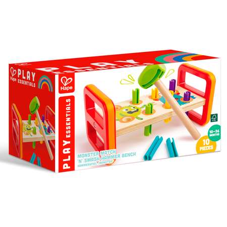 Игрушка Hape стучалка Веселые монстрики