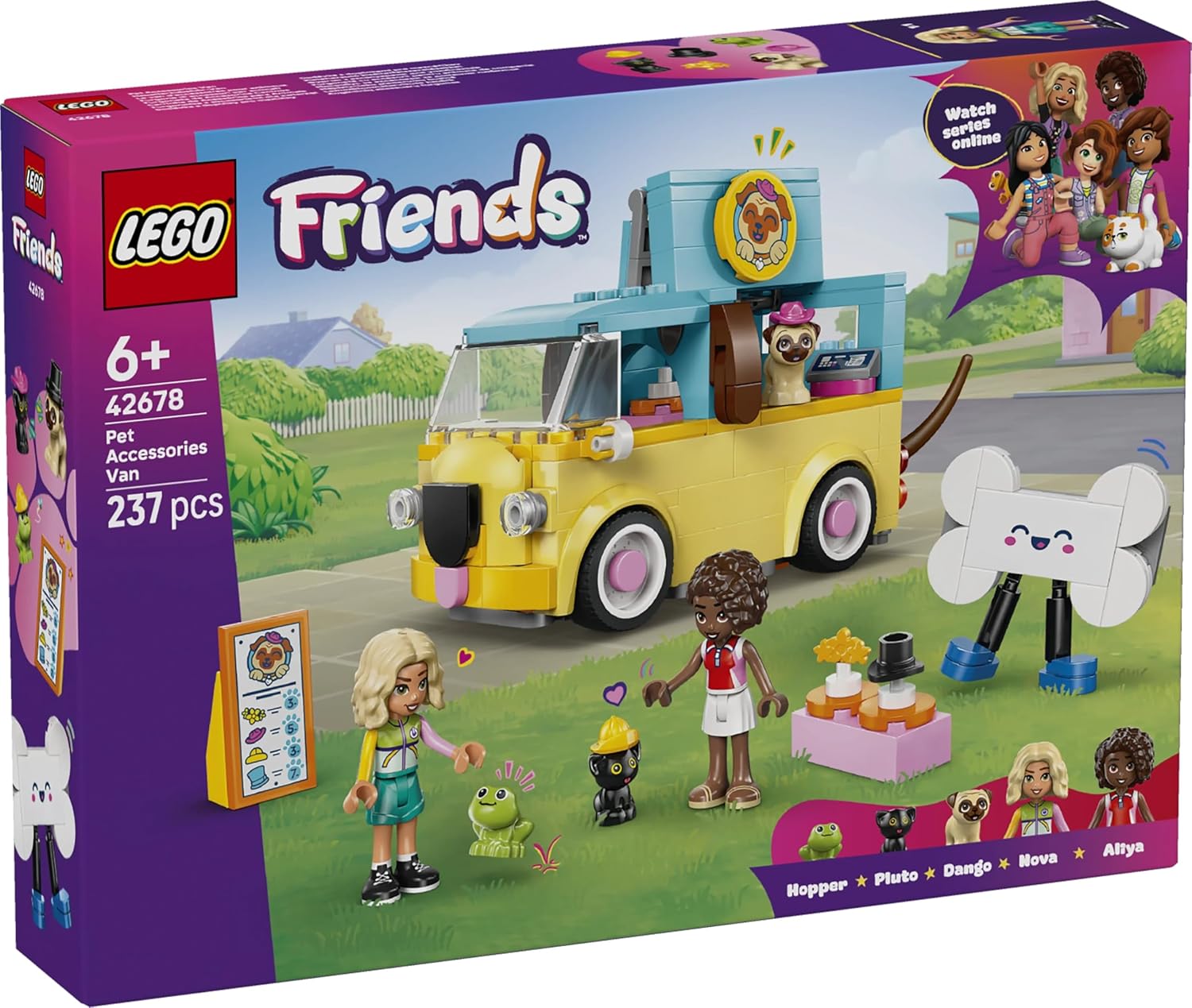 Конструктор LEGO Friends Фургон с аксессуарами 237 дет. - фото 5