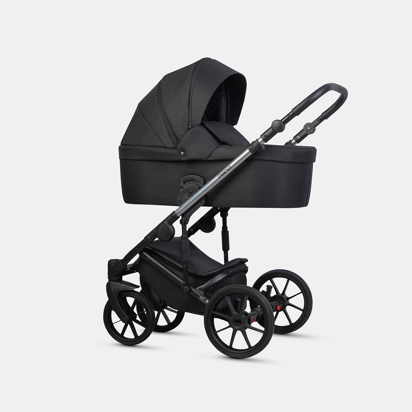 Коляска 2в1 Riko Nano Thermo черный - фото 1