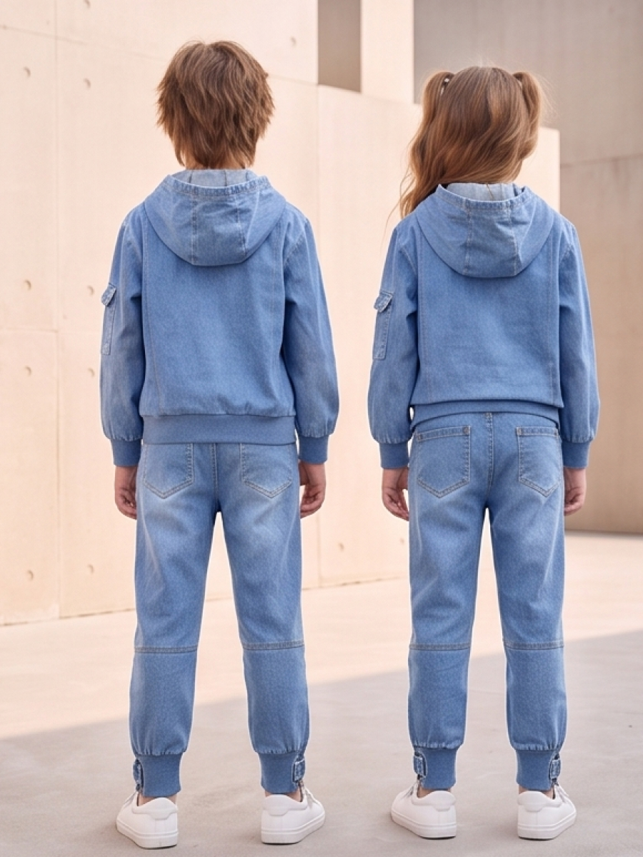 Костюм Artcher kids КостюмДжинс0001Голубой - фото 8