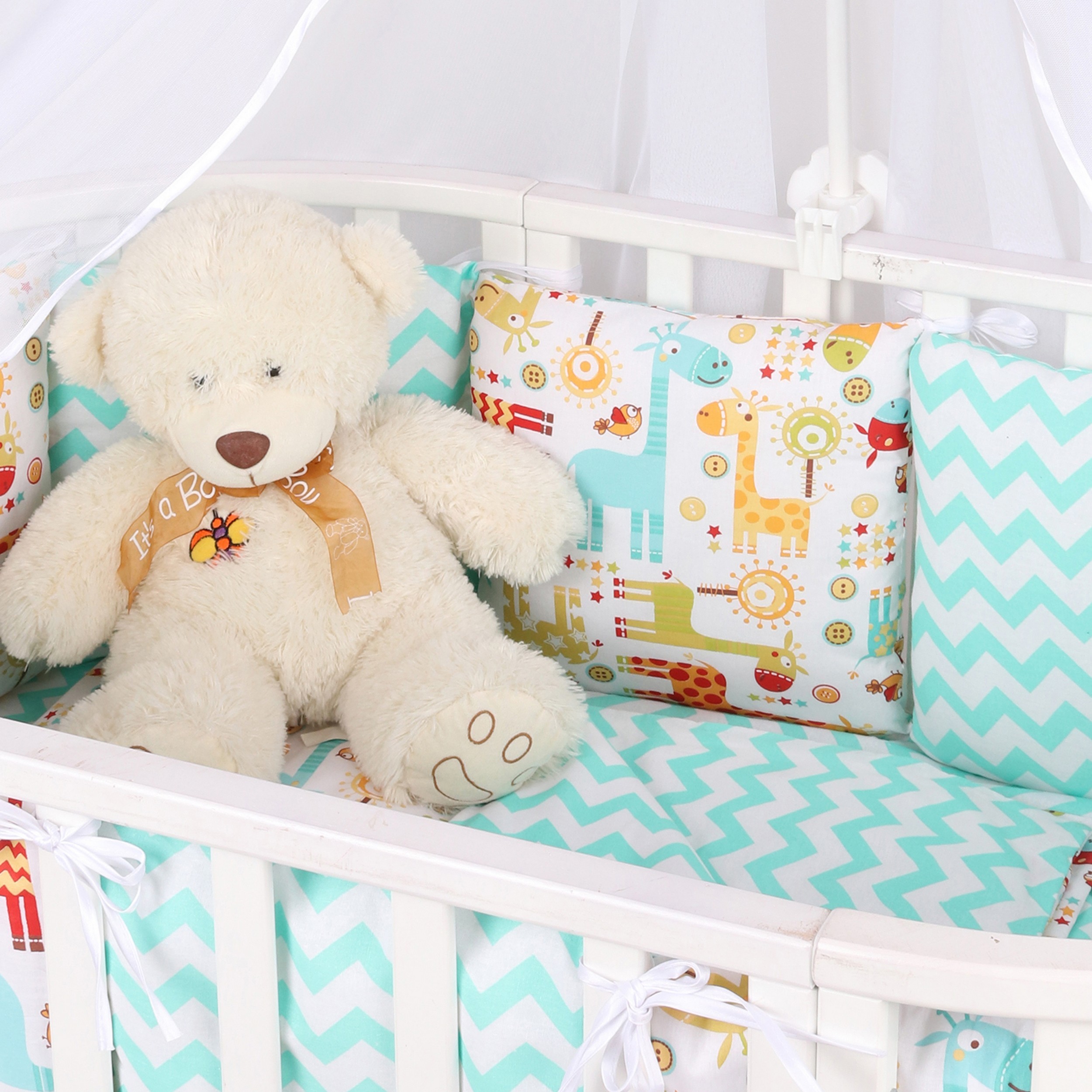 Комплект постельного белья Amarobaby Африка 8 предм. - фото 10