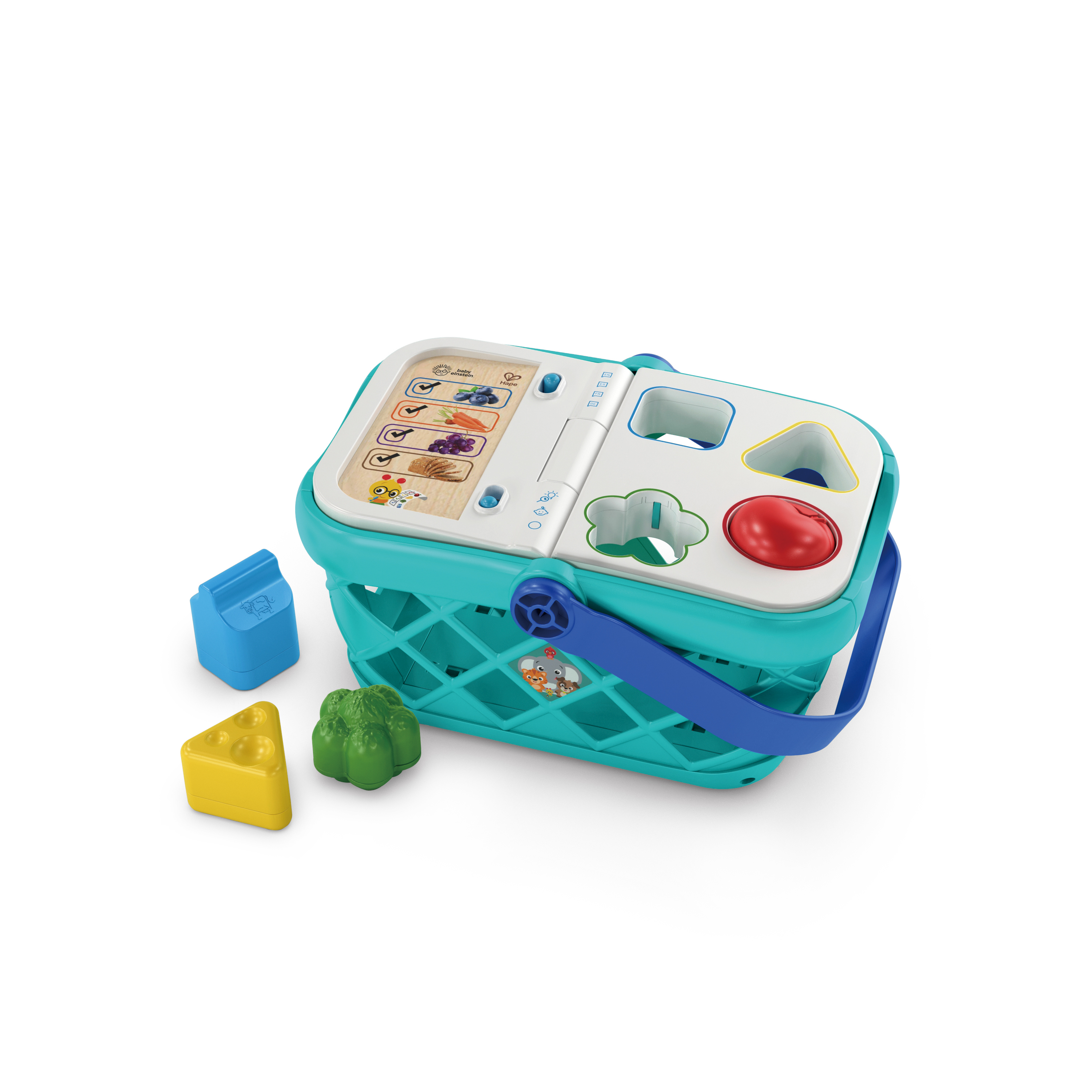 Игровой набор Hape продукты, прилавок, касса, тележки и корзинки - фото 9