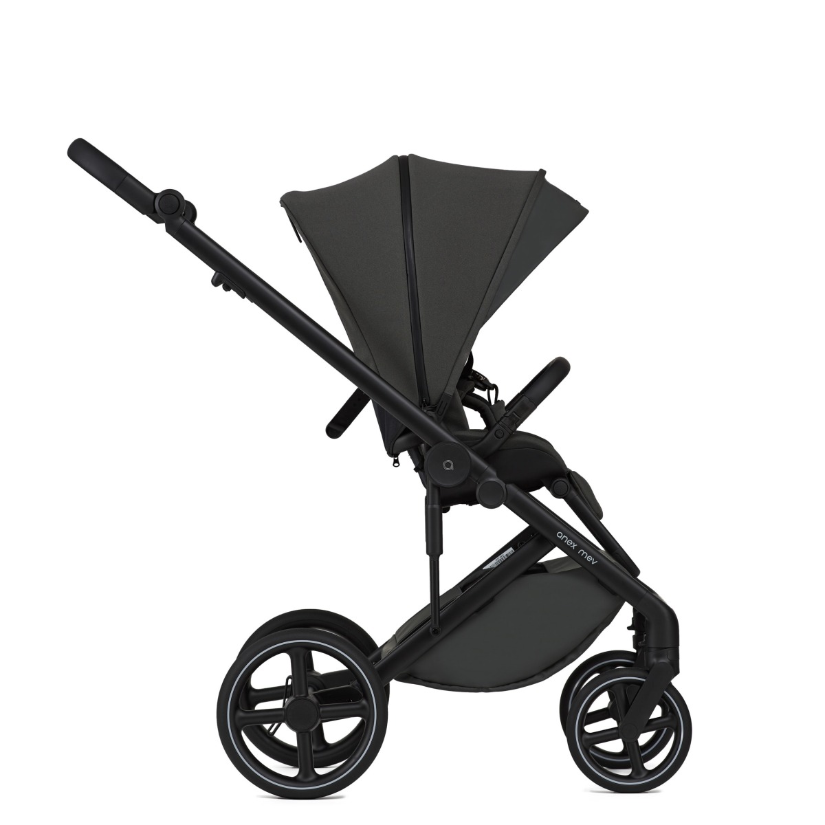 Коляска 2в1 Anex Mev черный - фото 6