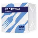 Бумажные салфетки Лилия 100 шт.