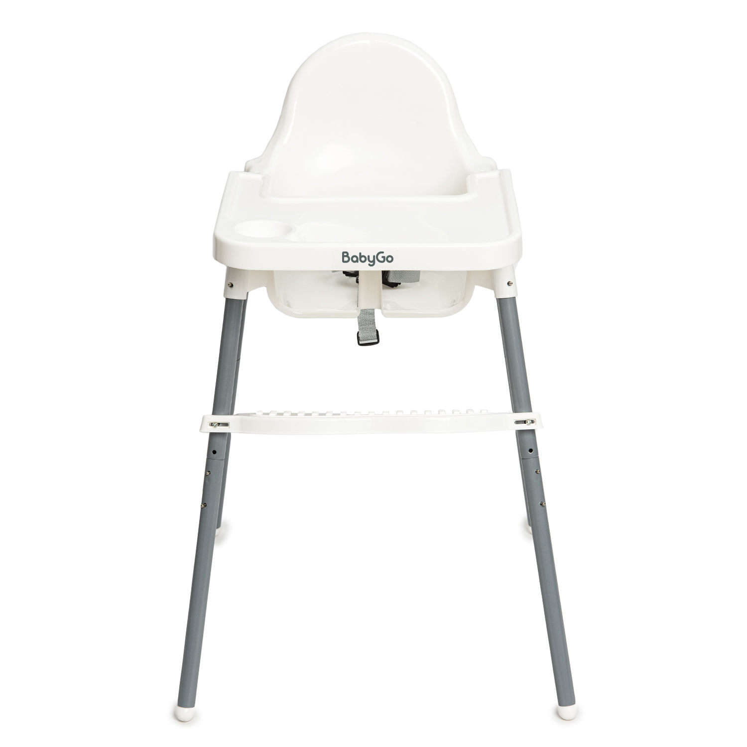 Стульчик для кормления BabyGo Snack Time белый - фото 6