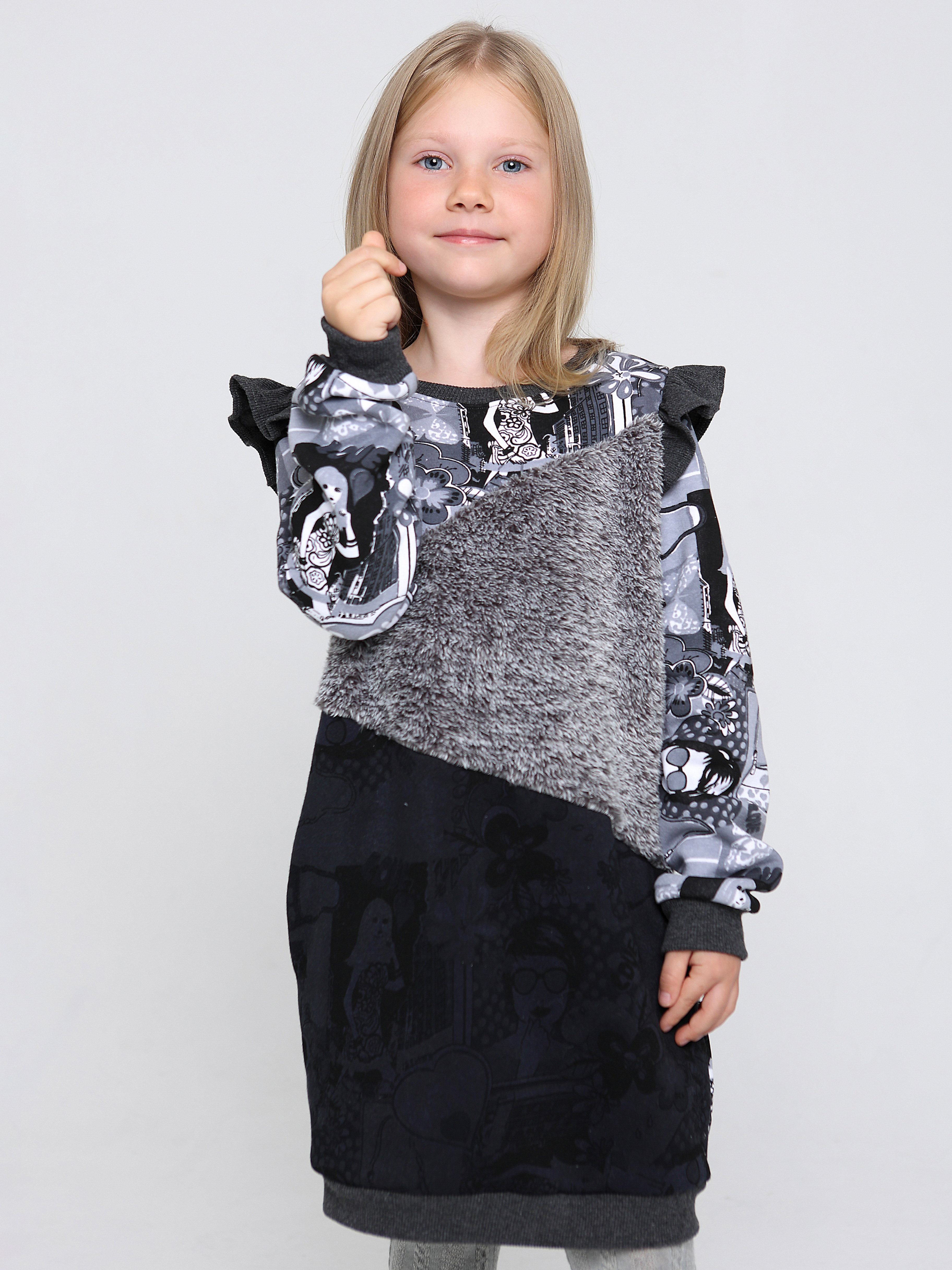 Платье-худи АЙАС 27-644-25-01 - фото 1