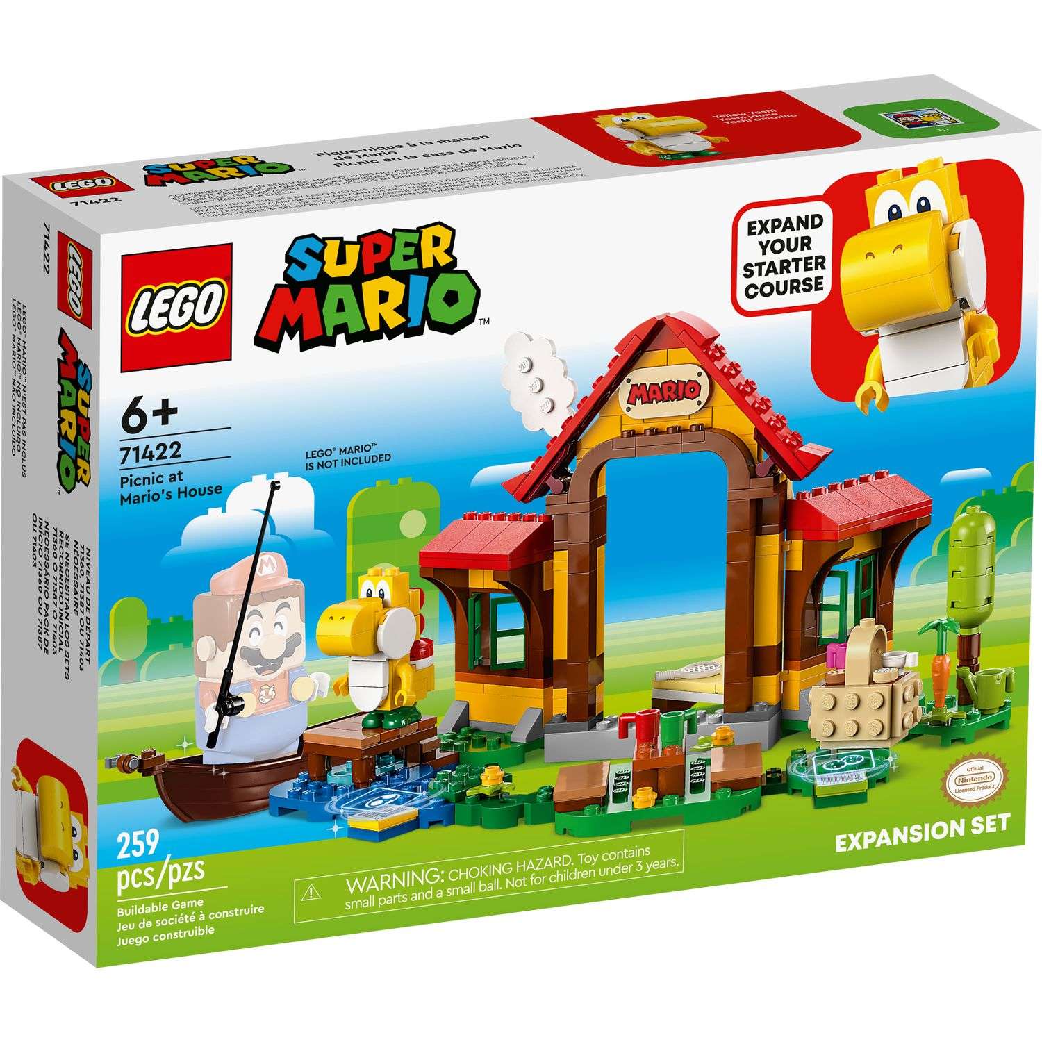 Конструктор LEGO Super Mario Picnic at Marios House 259 дет. - фото 4