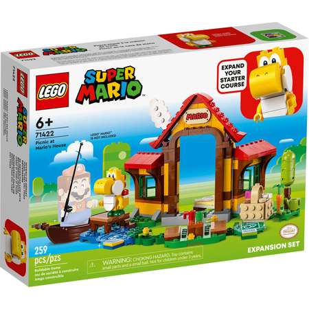 Конструктор LEGO Super Mario Picnic at Marios House блочный