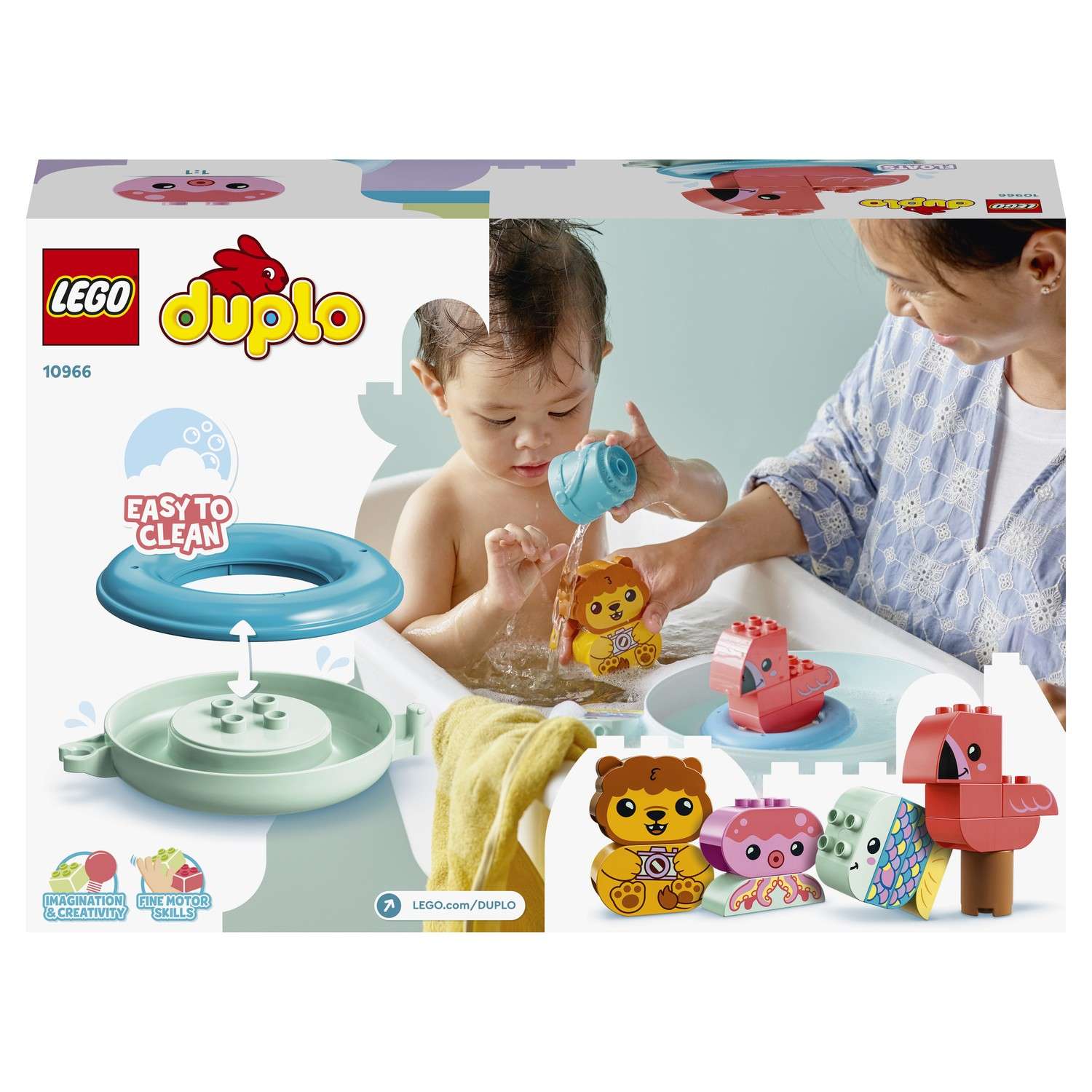 Конструктор LEGO DUPLO Плавучий остров для зверей 20 дет. - фото 3