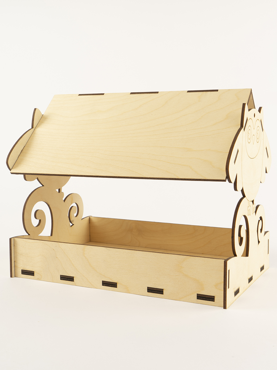 Кормушка WOODING design Сова КФ-07 - фото 6