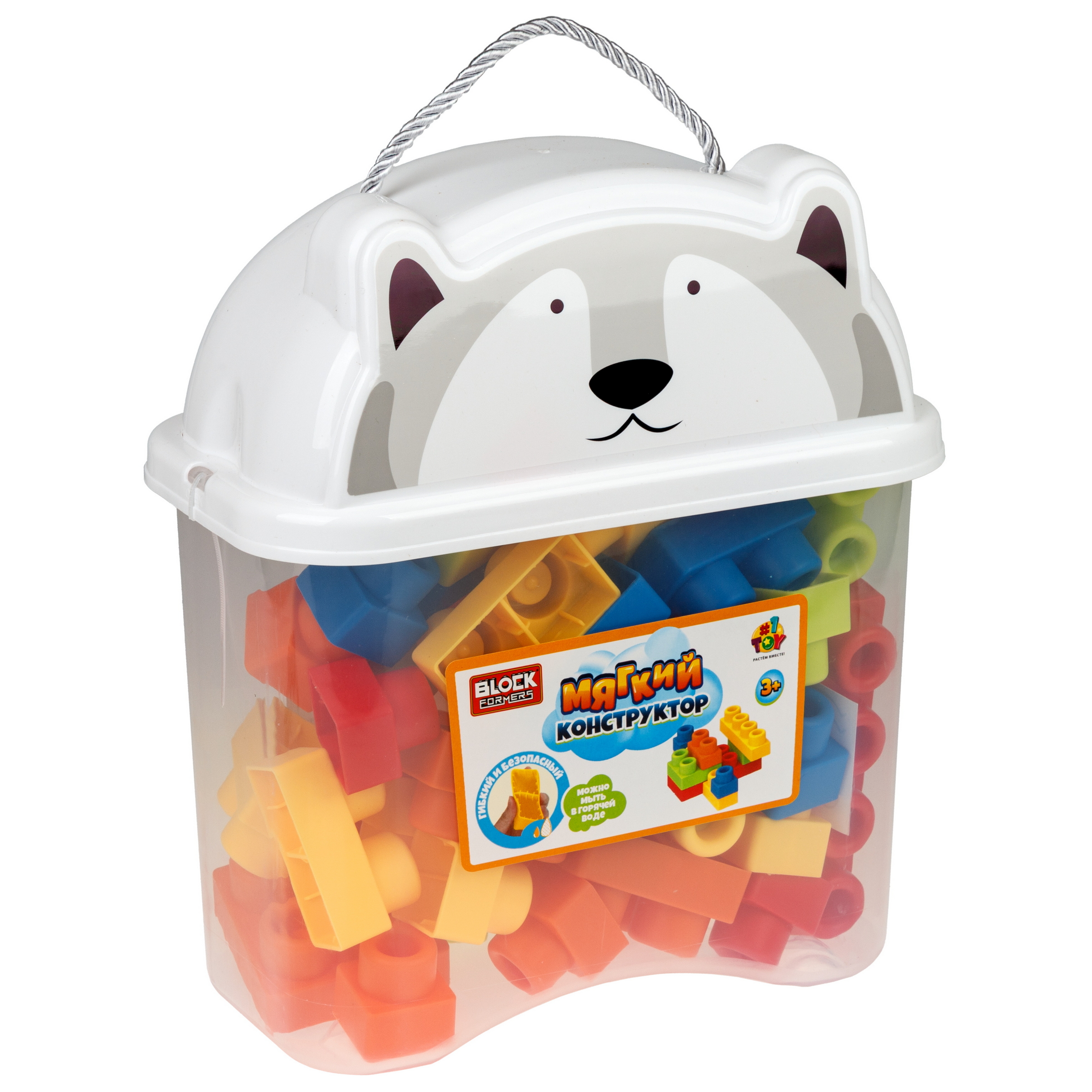 Конструктор 1TOY мягкий 40 дет. - фото 15