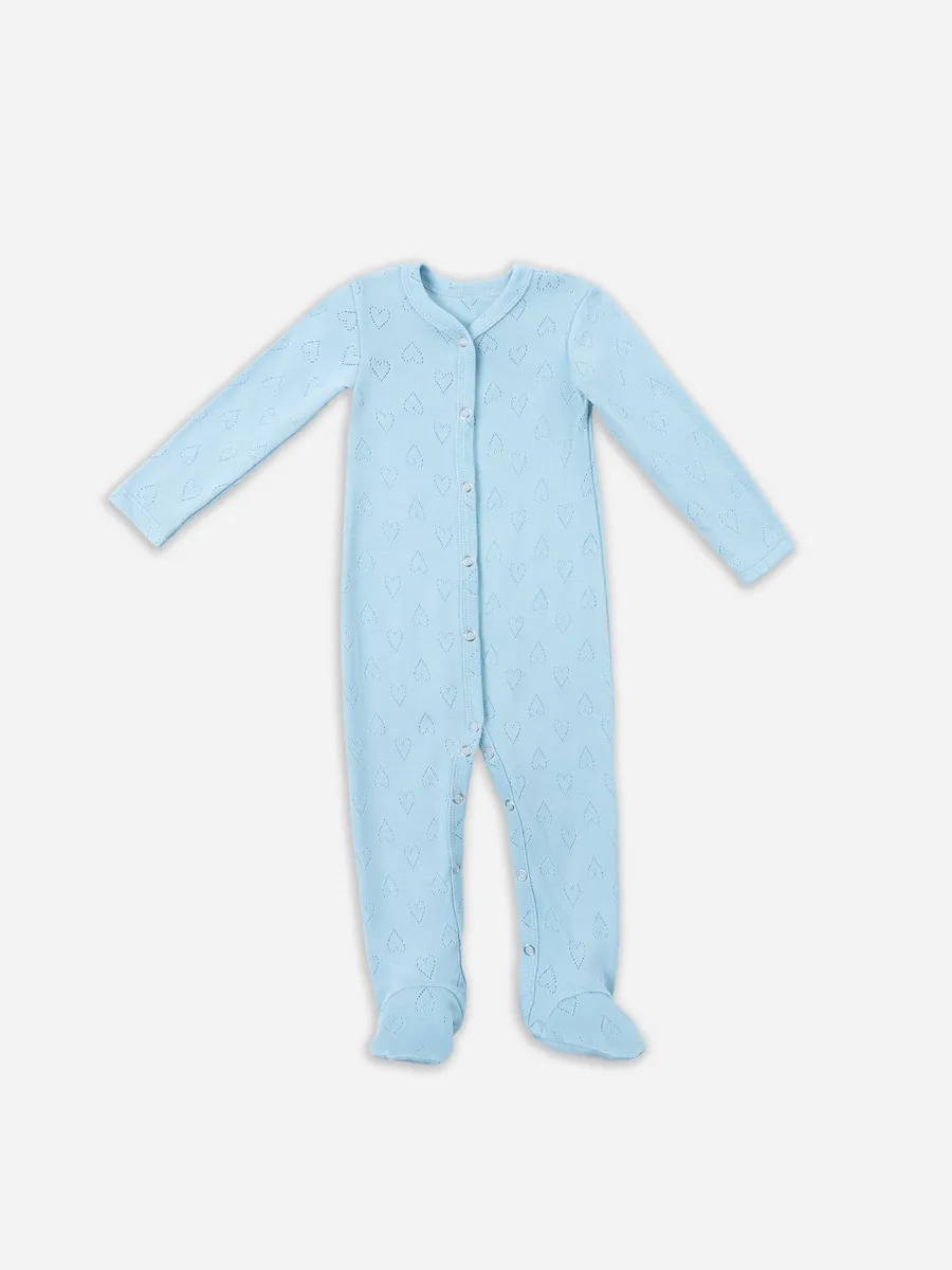 Комбинезон Mark Formelle (Марк Формэль) 14015/сердечки на голубом - фото 1