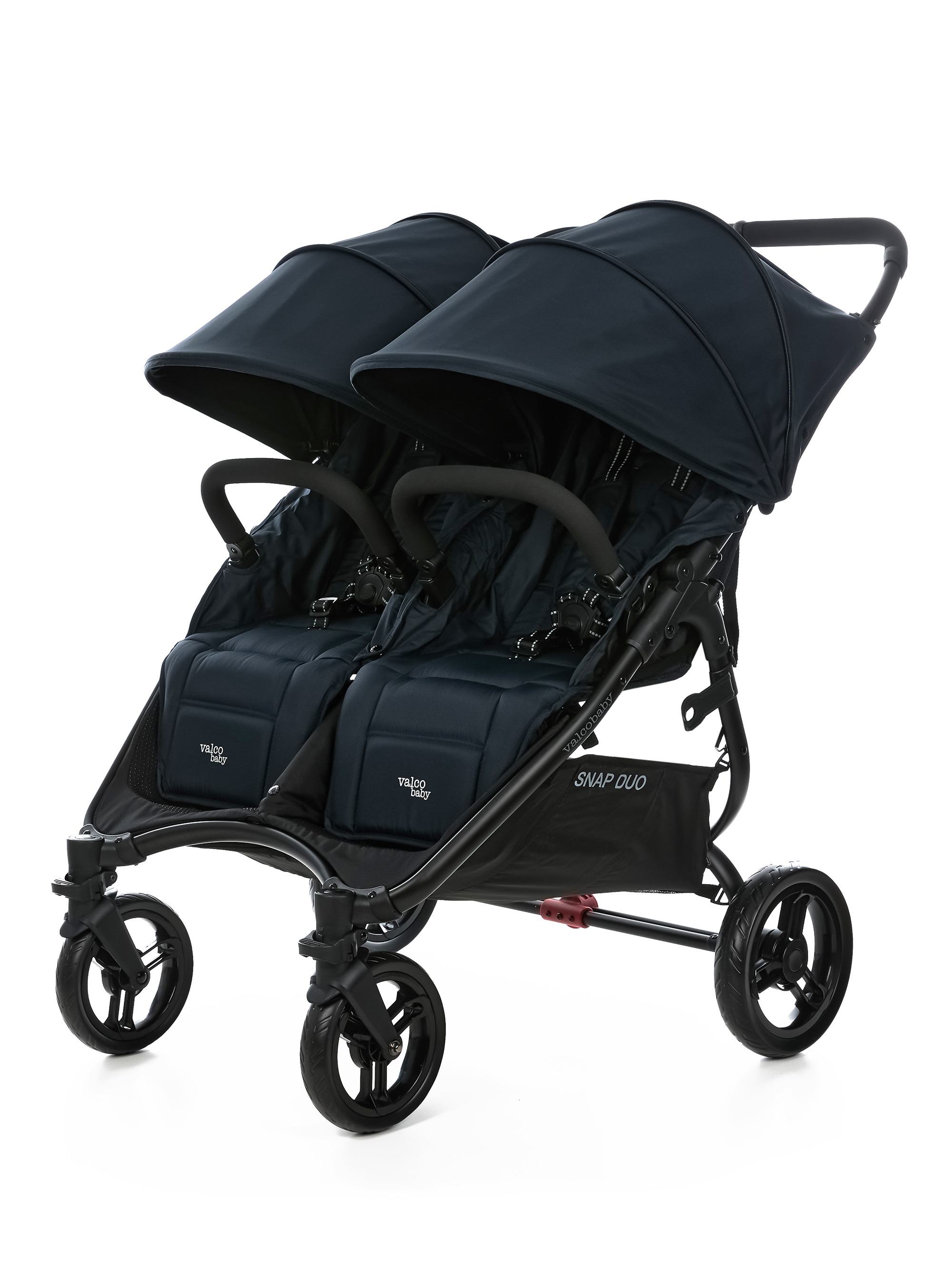 Коляска прогулочная для двойни Valco baby Snap Duo Flatt Matt синий - фото 1