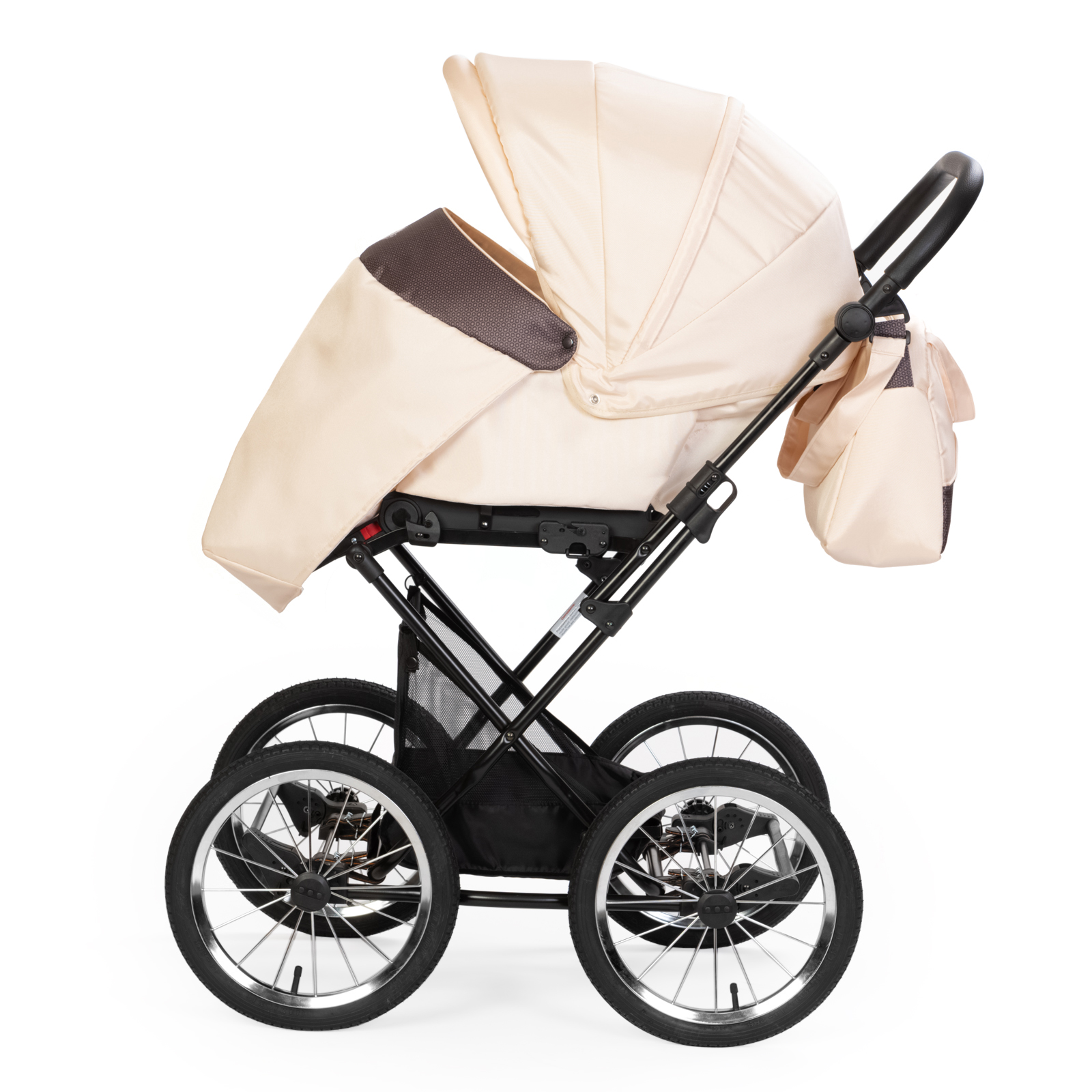 Коляска 2в1 LONEX Ulia Baronessa Beige - фото 9