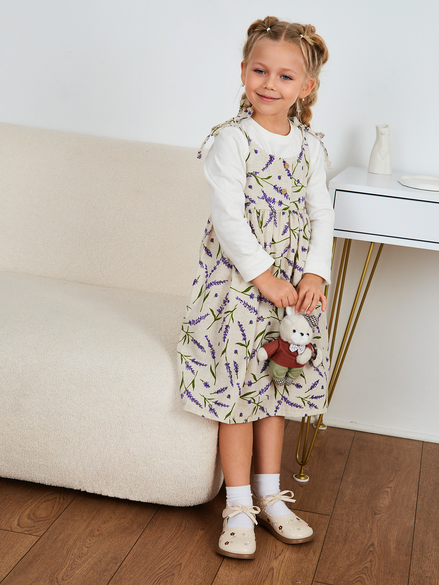 Сарафан MOUN сарафан_девочки_лаванда - фото 13