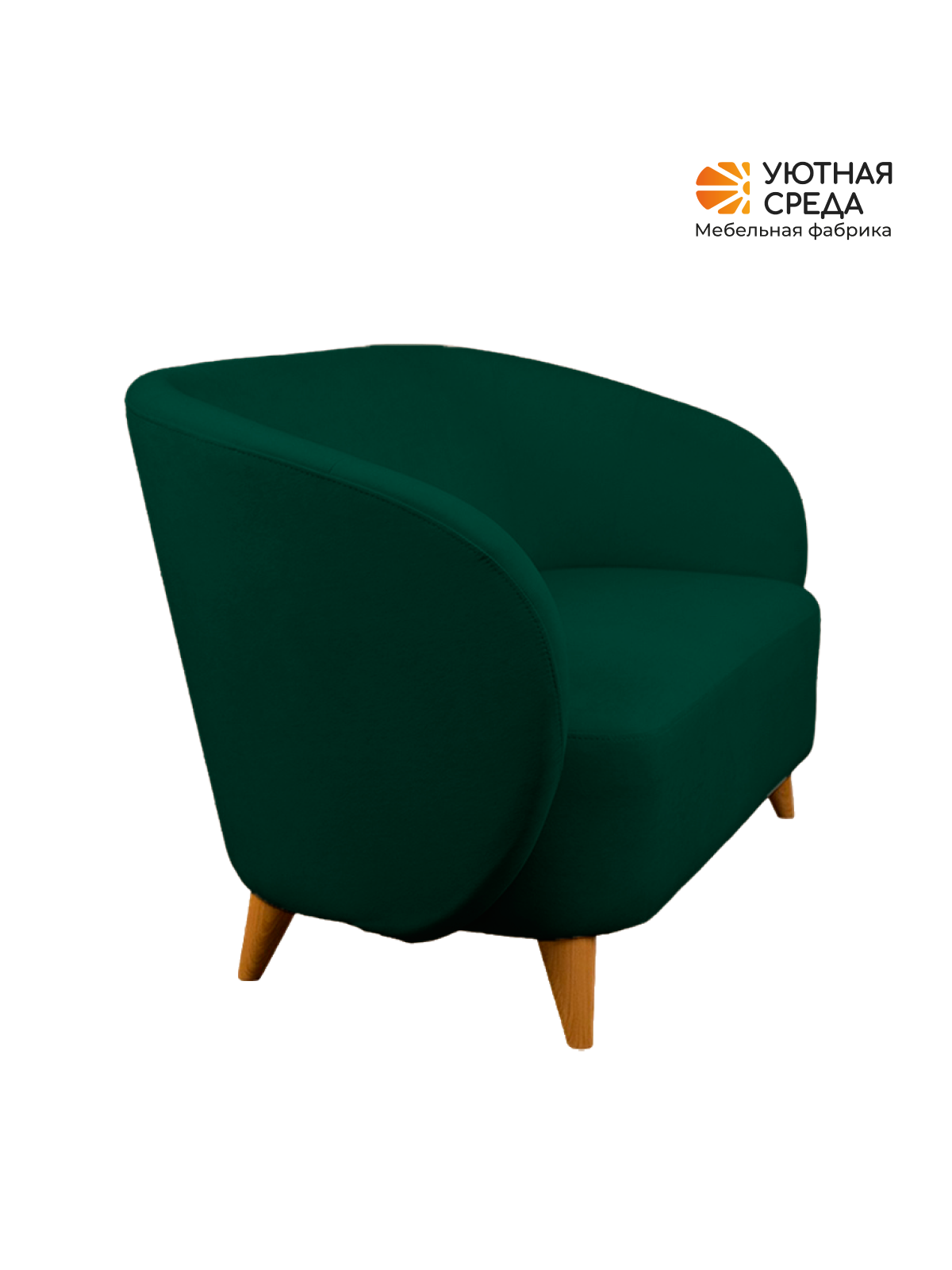 Диван Уютная среда зеленый велюр зеленый - фото 16