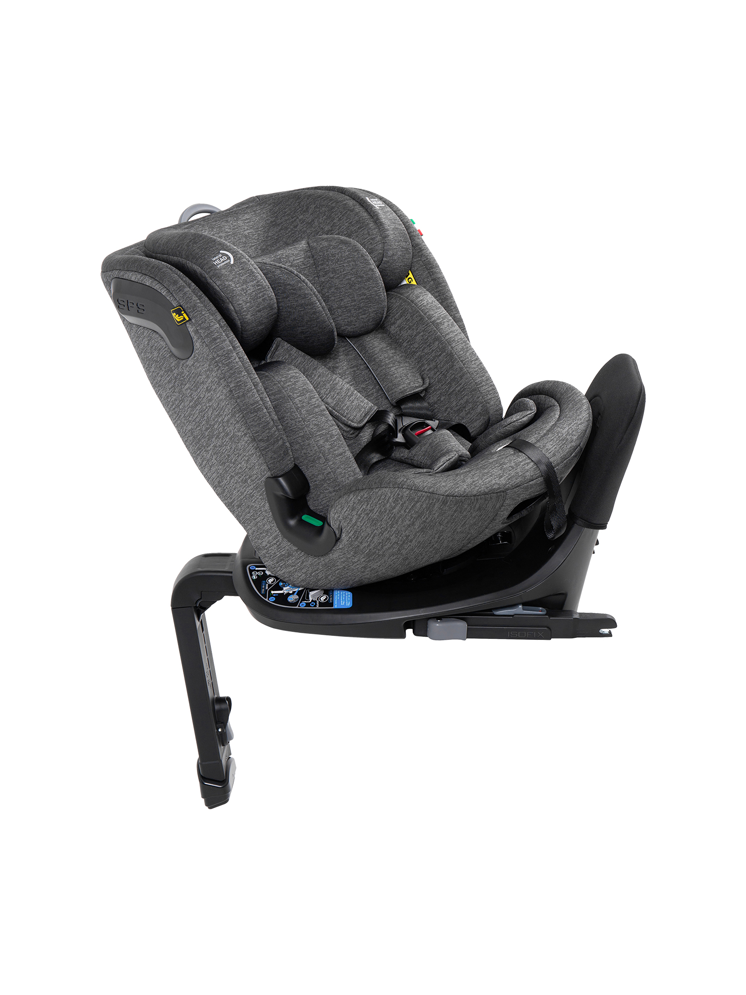 Автокресло Sweet Baby Voyager P12 Pro Grey Isofix 0+/1/2/3 (0-36 кг) серый - фото 17