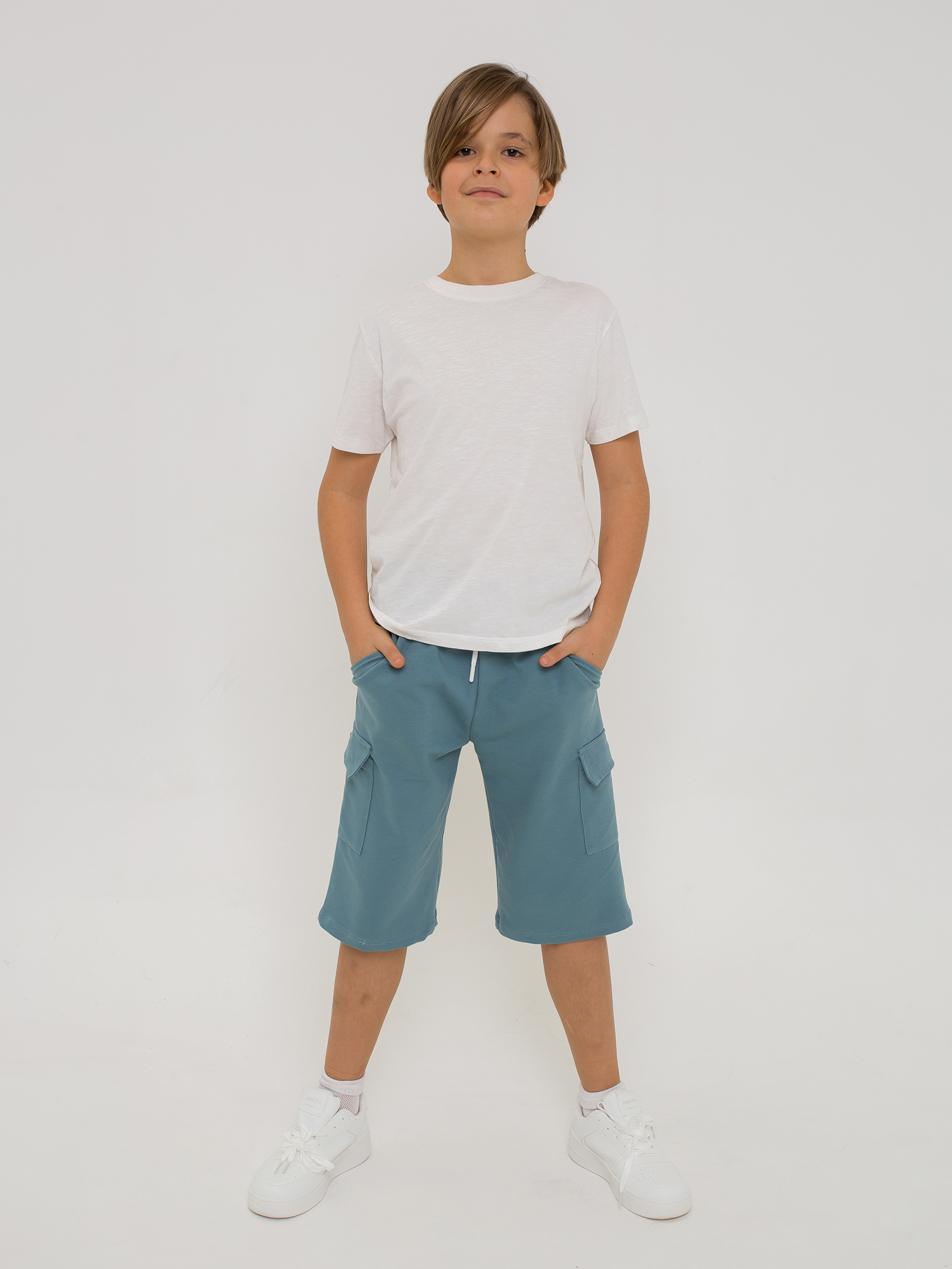 Бриджи Marishachildrenstyle БМ-137-серый - фото 14