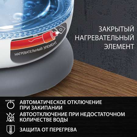 Чайник электрический Sonnen KT-1792 1.7л 2200Вт