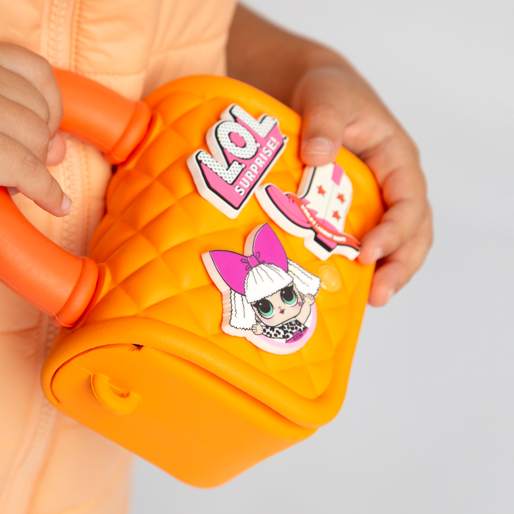Сумка L.O.L. Surprise! оранжевая на кнопке+джиббитсы - фото 9