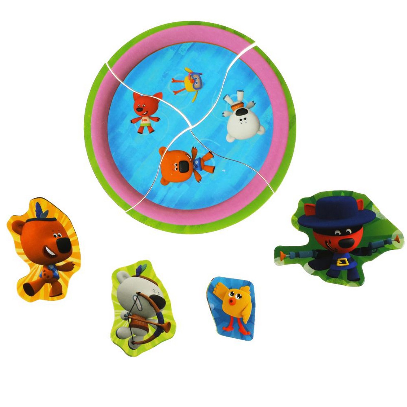 Настольная игра Лесная мастерская Индейцы и ковбои Ми ми мишки - фото 2