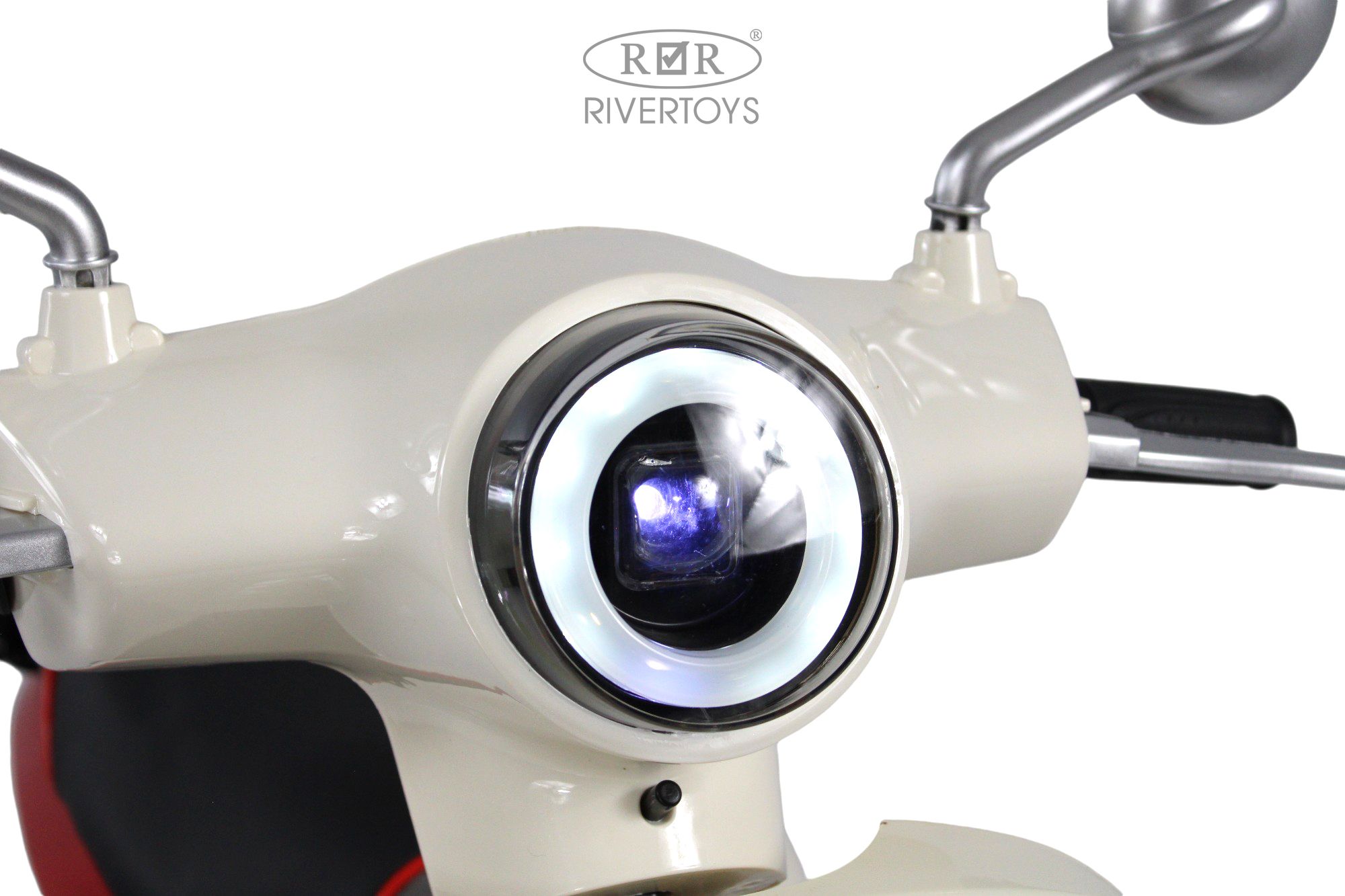 Электромобиль RIVERTOYS Z555ZZ-BEIGE - фото 13