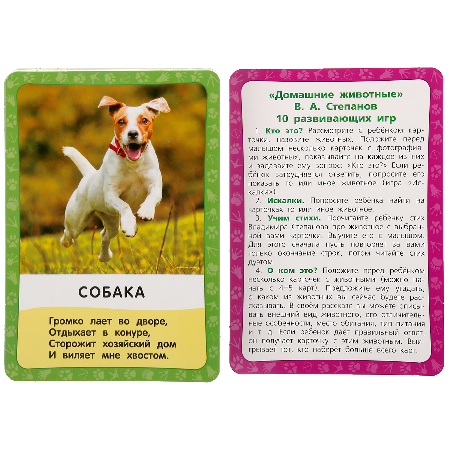 Настольная игра Умные игры Карточки Домашние животные - фото 2