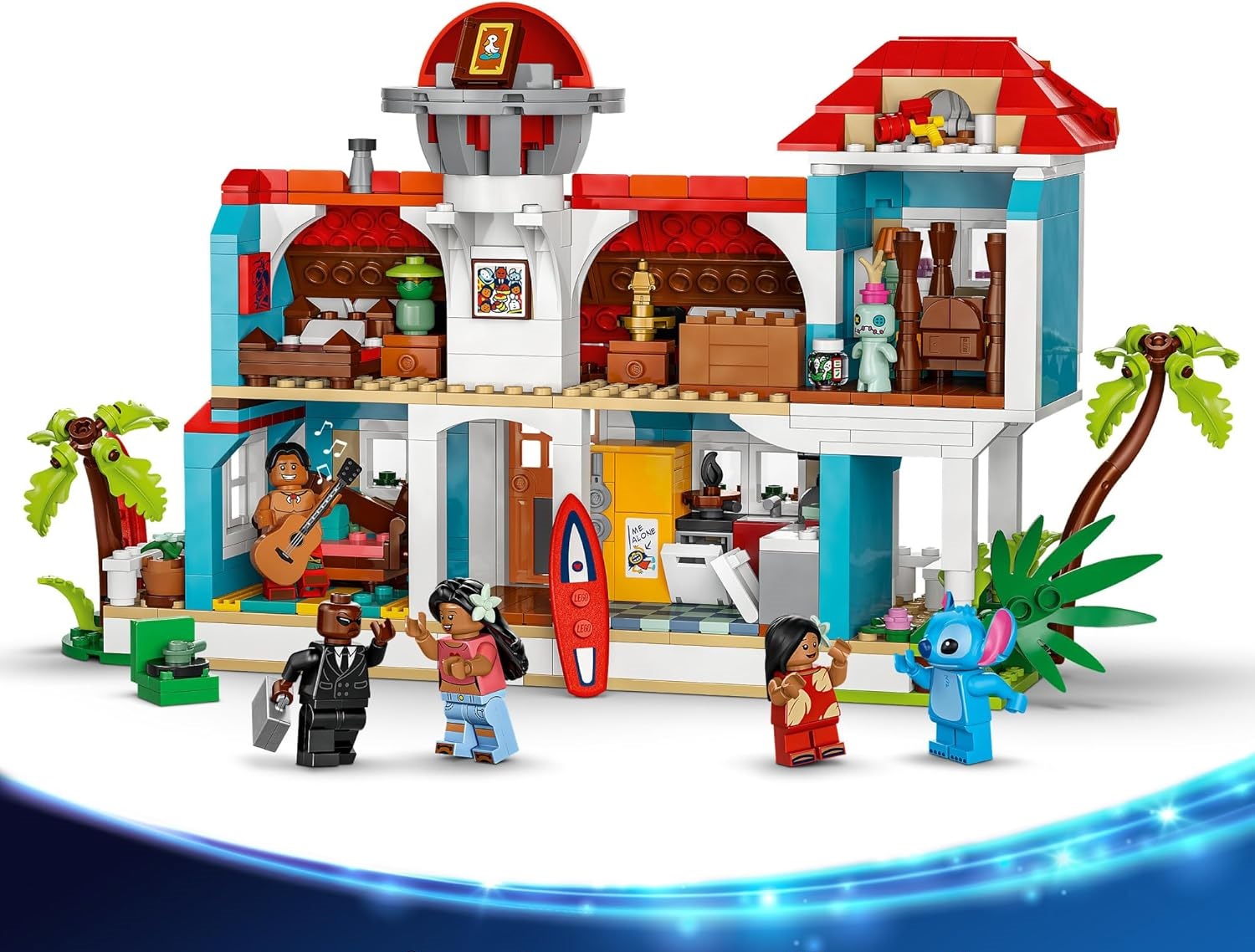 Конструктор LEGO Disney Лило и Стич домик на пляже 834 дет. - фото 2