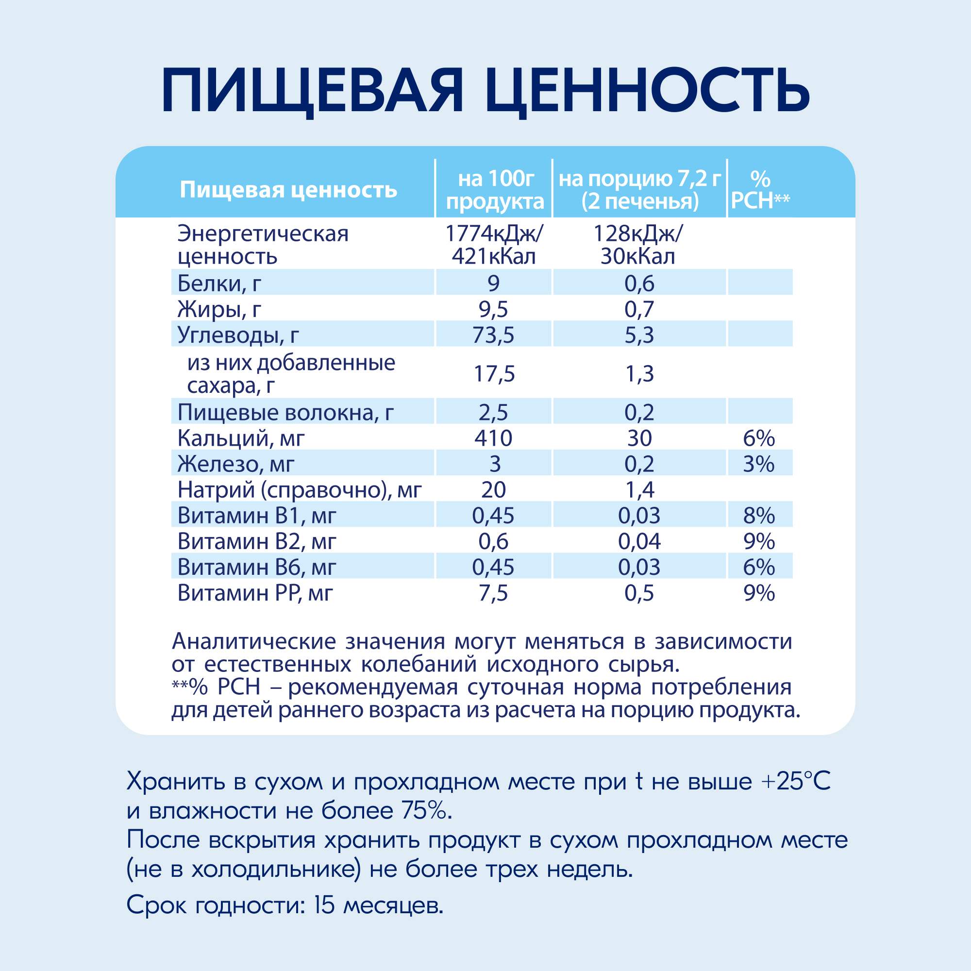 Печенье детское Kabrita с бананом 115г с 6 месяцев - фото 9