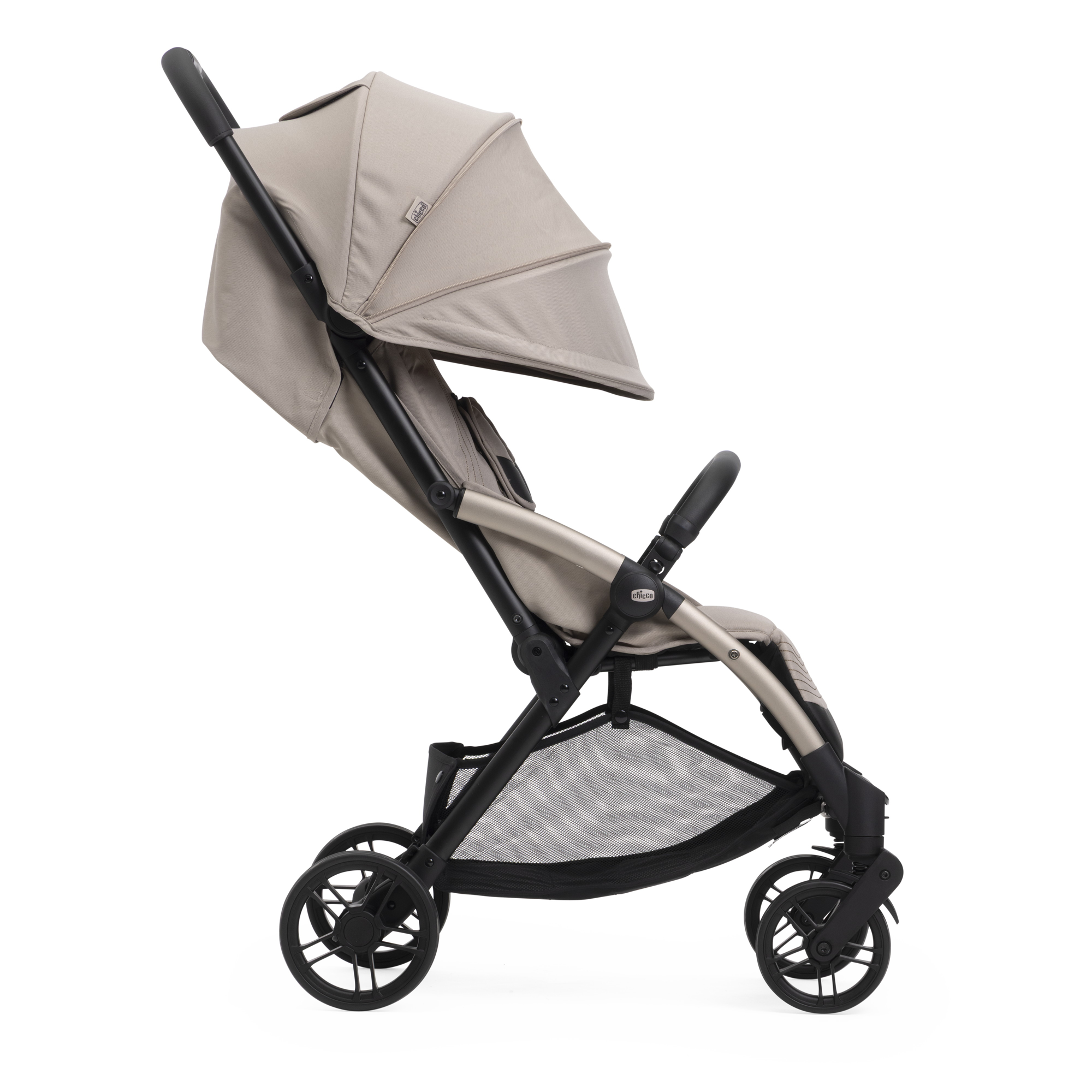 Коляска прогулочная Chicco бежевый - фото 3