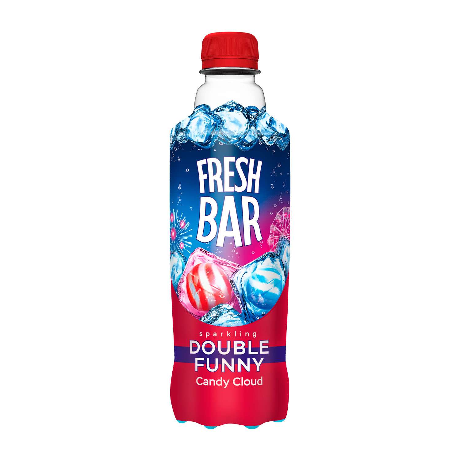 Напиток Fresh Bar Double Funny сильногазированный 0.48л - фото 1