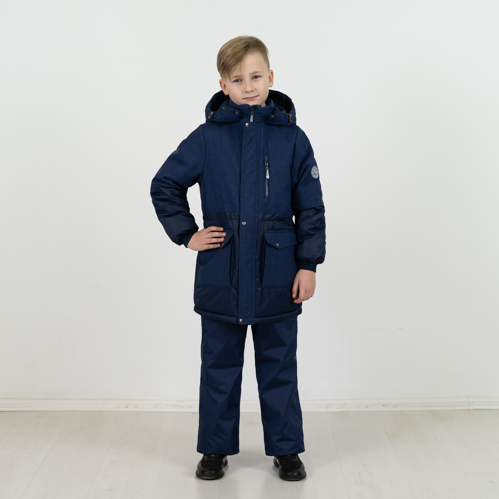 Куртка Arctic kids 70-046 темно-синий - фото 3