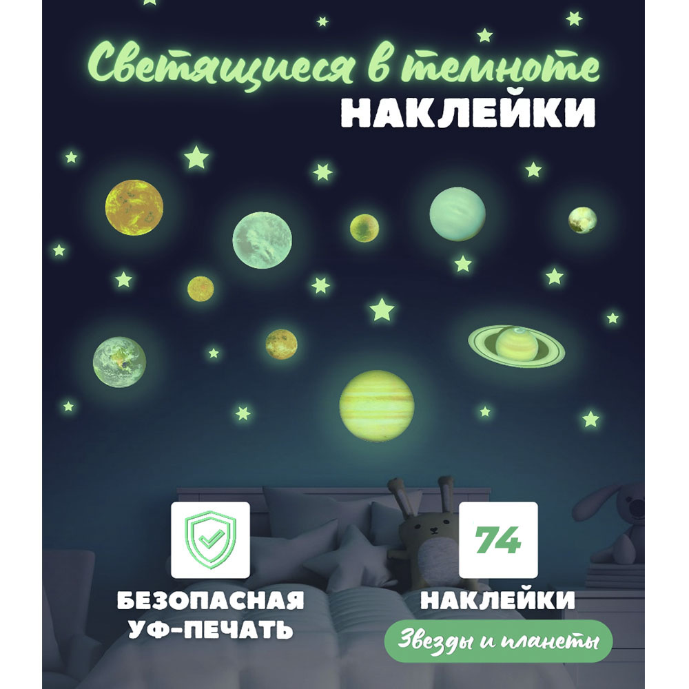 Набор для творчества Люми-Зуми Планеты и звезды - фото 1