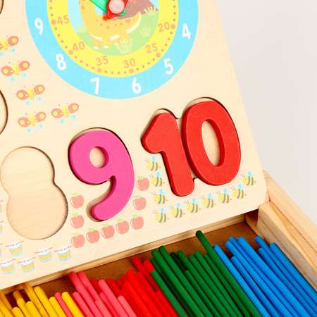 Настольная игра Лесная мастерская IQ Обучающие часики