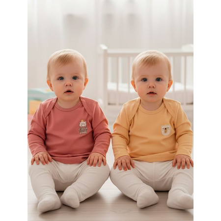 Лонгслив 2 шт Совенок Дона