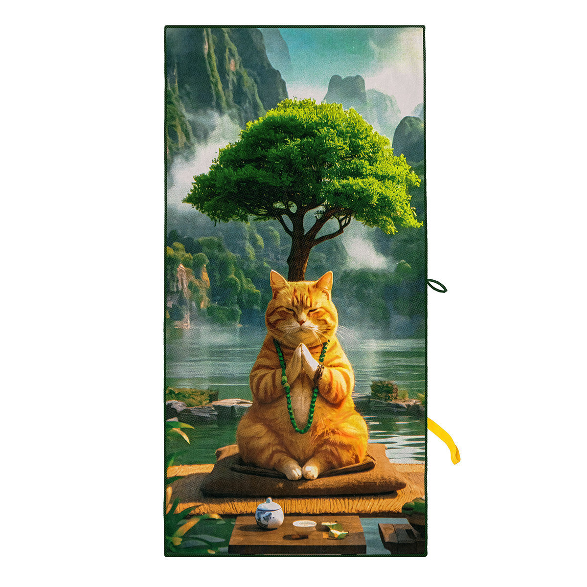 Полотенце BRAVO The Dzen Cat 140 x 70 см 1 шт. - фото 5