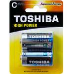 Батарейки Toshiba LR14 щелочные alkaline Дюймовочка High Power 2шт C 1.5V