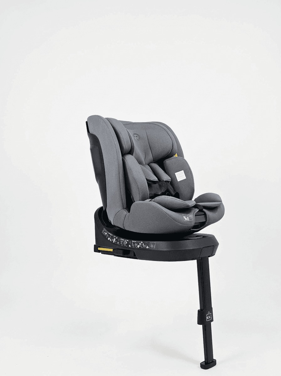 Автокресло agex Grow i-Fix Isofix 0+/1/2/3 (0-36 кг) серый - фото 1