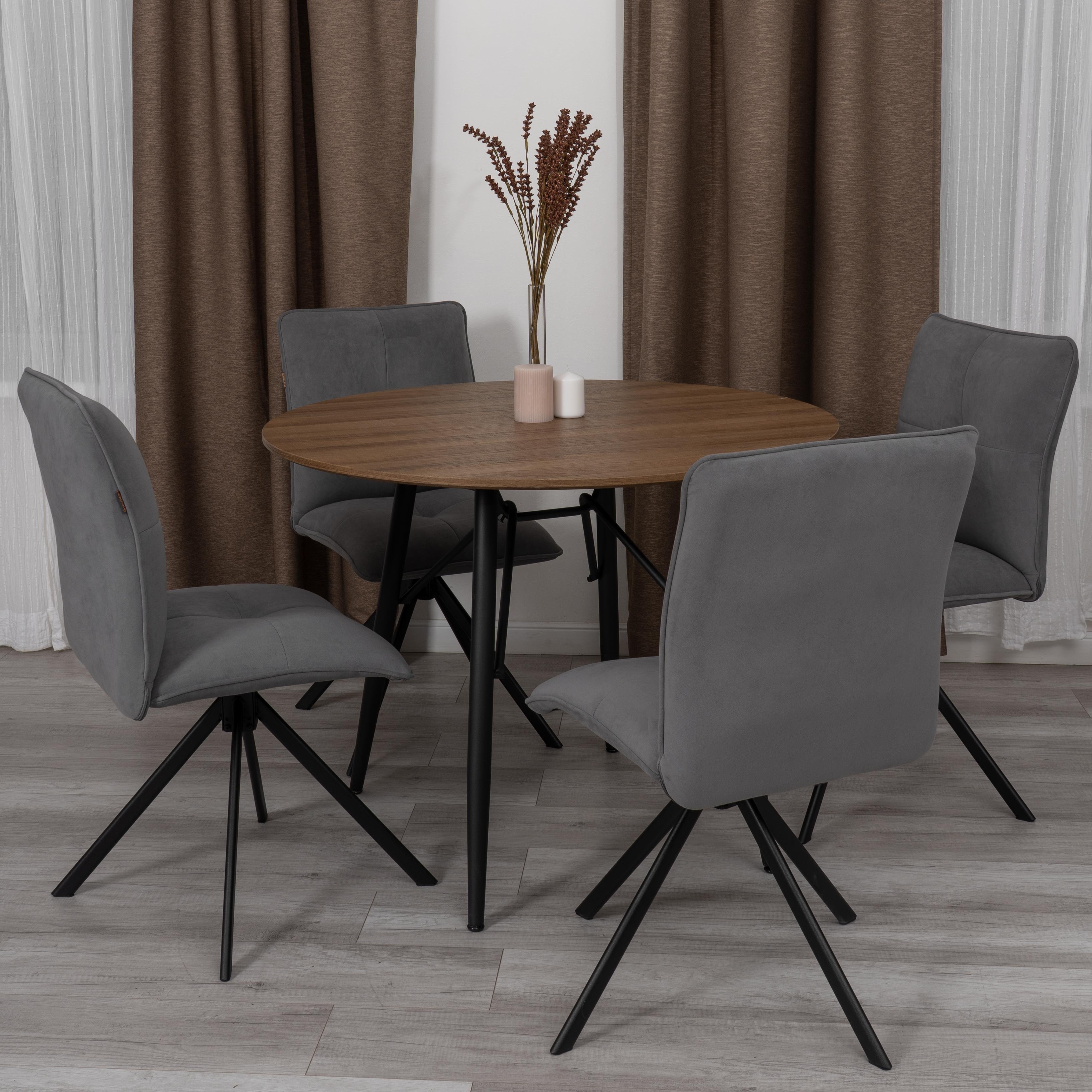 Стул TETCHAIR велюр серый - фото 9