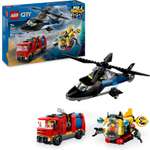 Конструктор LEGO City Helicopter FireTruck Submarine блочный