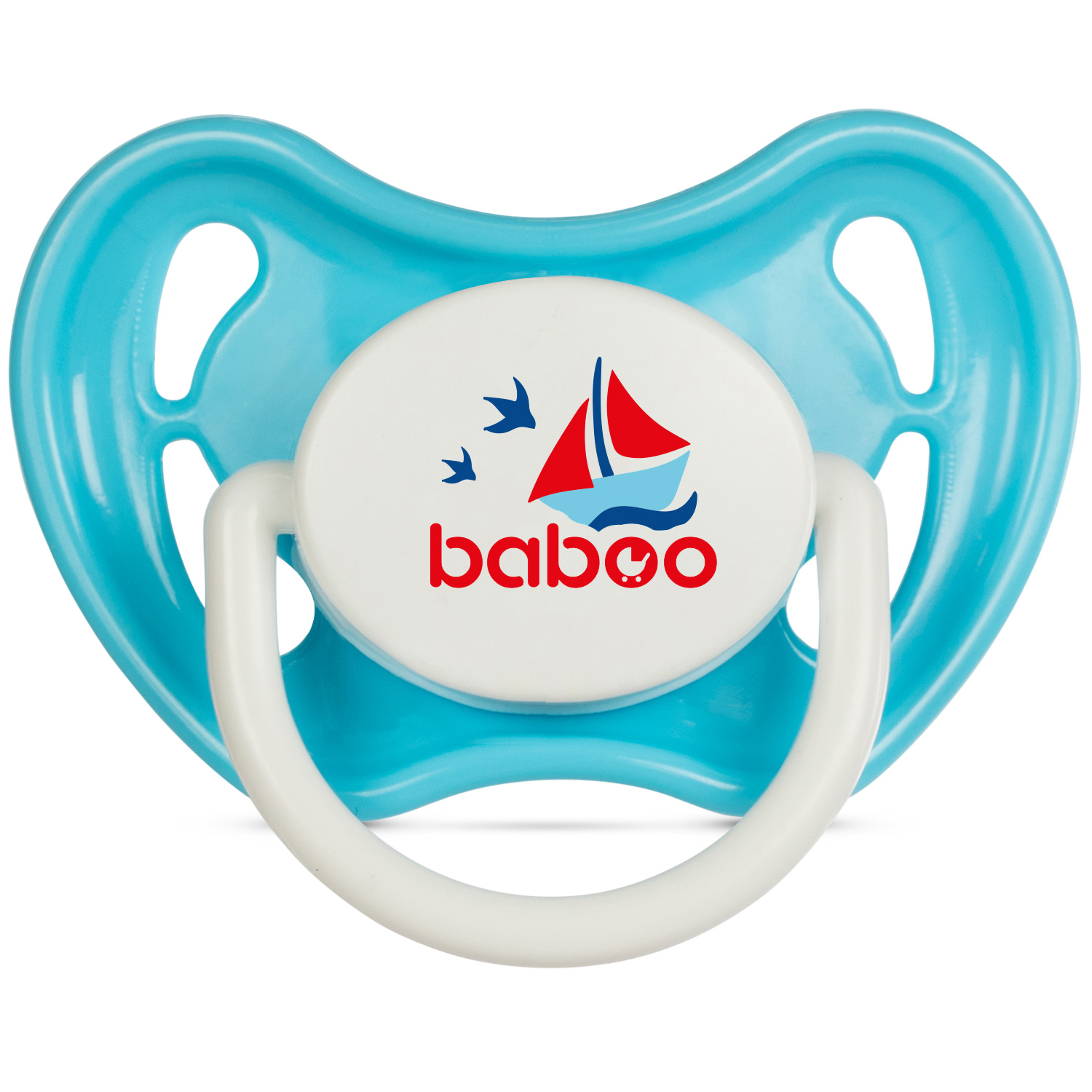 Пустышка BABOO силикон анатомическая от 0 мес. - фото 1